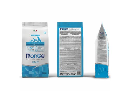 Monge Dog Speciality Light Salmon & Rice / Сухой корм Монж Спешиалити для собак всех пород Низкокалорийный Лосось с рисом