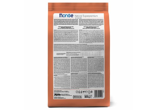 Monge Dog Monoprotein Speciality Extra Small Salmon & Rice / Сухой корм Монж для взрослых собак Миниатюрных пород Лосось с рисом