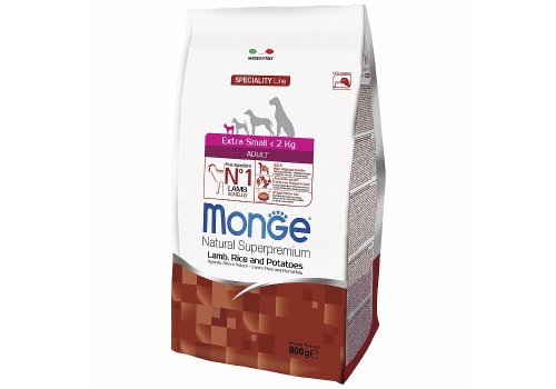 Monge Dog Speciality Extra Small Lamb & Rice / Сухой корм Монж Спешиалити для взрослых собак Миниатюрных пород Ягненок с рисом и картофелем