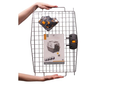 MPS Skudo 4-7 / МПС переноска с металлической дверцей с замком серая