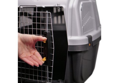 MPS Skudo 4-7 / МПС переноска с металлической дверцей с замком серая