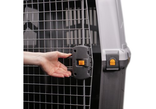 MPS Skudo 4-7 / МПС переноска с металлической дверцей с замком серая