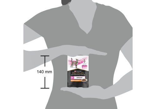 PRO PLAN VETERINARY DIETS UR ST\OX URINARY / Лечебный Влажный корм Паучи ПРО ПЛАН Ветеринарная диета для взрослых кошек при болезнях нижних отделов мочевыводящих путей с курицей в соусе (цена за упаковку)