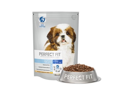 Perfect Fit Dog Junior / Сухой корм Перфект Фит для Щенков Мелких и Миниатюрных пород Курица