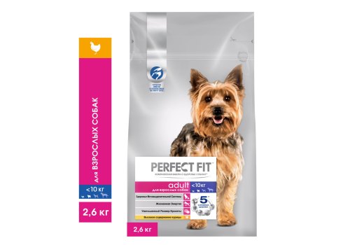 Perfect Fit Dog Adult / Сухой корм Перфект Фит для собак Мелких и Миниатюрных пород Курица
