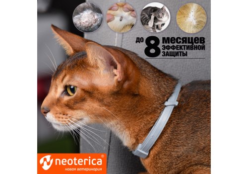 Rolf Club 3D / Ошейник Рольф Клуб от Клещей и Блох для кошек