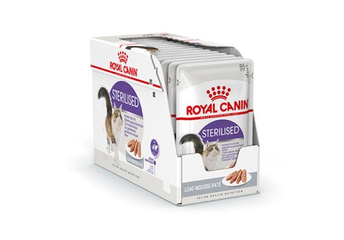 Royal Canin Sterilised Mousse Pate / Паучи Роял Канин Стерилайзд для взрослых кастрированных котов и Стерилизованных кошек Паштет (цена за упаковку) Royal Canin Sterilised Mousse Pate / Паучи Роял Канин Стерилайзд для взрослых кастрированных котов и Стерилизованных кошек Паштет (цена за упаковку)