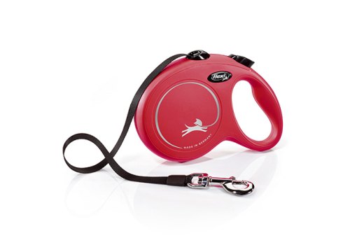 flexi New Classic L tape 5 m, for dogs up to 50 kg / Рулетка флекси для собак весом до 50 кг, лента 5 м