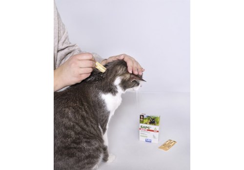 АгроВетЗащита Барс Форте / Капли для кошек против блох и клещей