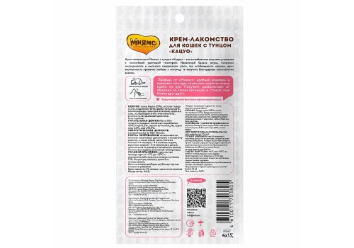 Мнямс Крем-лакомство для кошек с Тунцом Кацуо