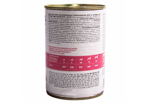 Monge Dog Fresh Adult Chunks in Loaf Veal / Влажный корм Консервы Монж для взрослых собак Мясной рулет с Телятиной (цена за упаковку)