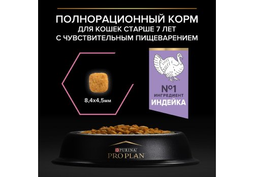 PRO PLAN DELICATE / Сухой корм ПРО ПЛАН для пожилых кошек при чувствительном пищеварении с индейкой PRO PLAN DELICATE / Сухой корм ПРО ПЛАН для пожилых кошек при чувствительном пищеварении с индейкой