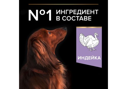 PRO PLAN GRAIN FREE / Сухой корм ПРО ПЛАН для взрослых собак мелких пород при чувствительном пищеварении с индейкой