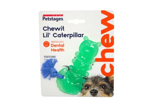 Petstages Mini Chewit Lil' Caterpillar Orka / Игрушка Петстейджес для собак Гусеница