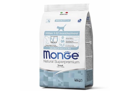 Monge Kitten Monoprotein / Сухой корм Монж Монопротеиновый для Котят Форель