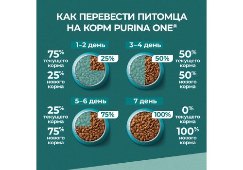 PURINA ONE SUPERFOOD / Сухой корм Пурина УАН для взрослых кошек с курицей
