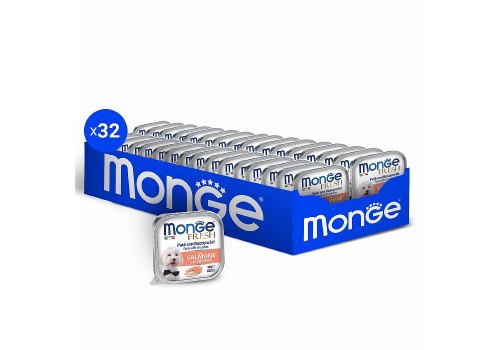 Monge Dog Fresh Salmon / Влажный корм Консервы Монж Фреш для взрослых собак Лосось (цена за упаковку)