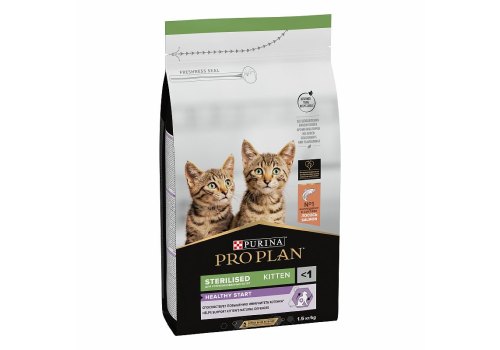 PRO PLAN STERILISED / Сухой корм ПРО ПЛАН для стерилизованных котят с лососем PRO PLAN STERILISED / Сухой корм ПРО ПЛАН для стерилизованных котят с лососем