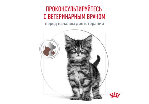 Royal Canin Kitten Gastrointestinal / Ветеринарный сухой корм Роял Канин Гастроинтестинал для Котят от 2 до 10 месяцев при Нарушениях пищеварения