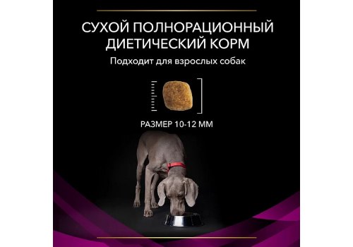 PRO PLAN VETERINARY DIETS UR URINARY / Сухой корм ПРО ПЛАН Ветеринарная диета для взрослых собак для растворения струвитных камней