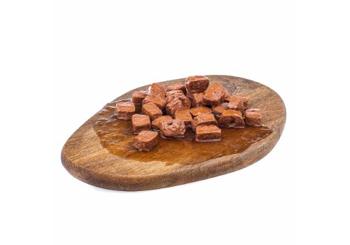 Мнямс Здоровые Суставы Влажный корм Консервы для собак всех пород Кусочки в соусе с Говядиной и Печенью (цена за упаковку)