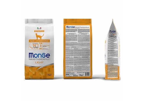 Monge Cat Speciality Light Turkey / Сухой корм Монж для взрослых кошек Низкокалорийный Индейка Monge Cat Speciality Light Turkey / Сухой корм Монж для взрослых кошек Низкокалорийный Индейка