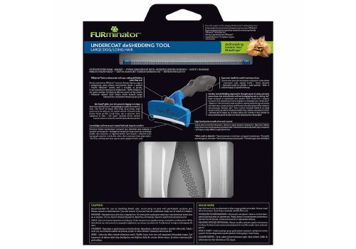 FURminator L Large Dog Long Hair / Фурминатор для собак Крупных пород с  Длинной шерстью