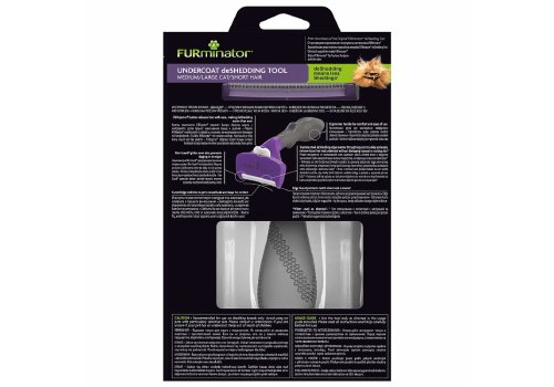 FURminator M/L Medium/Large Cat Short Hair / Фурминатор для кошек Средних и Крупных пород с Короткой шерстью