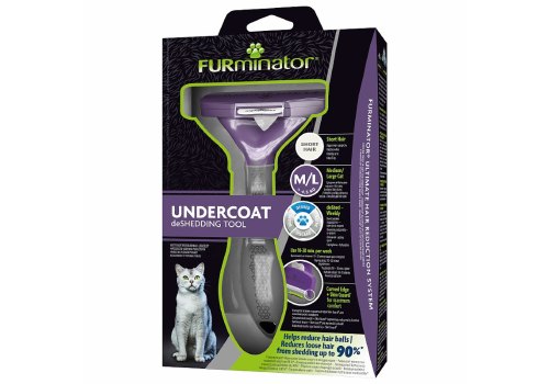 FURminator M/L Medium/Large Cat Short Hair / Фурминатор для кошек Средних и Крупных пород с Короткой шерстью