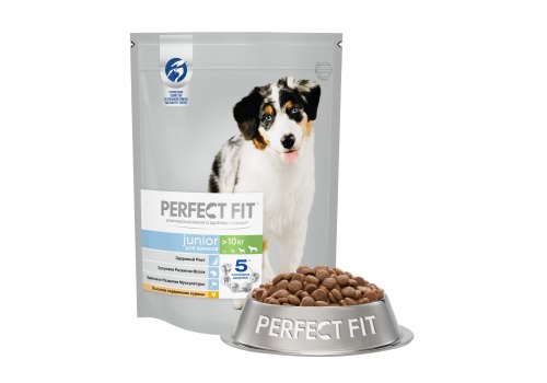 Perfect Fit Dog Junior / Сухой корм Перфект Фит для Щенков Средних и Крупных пород Курица