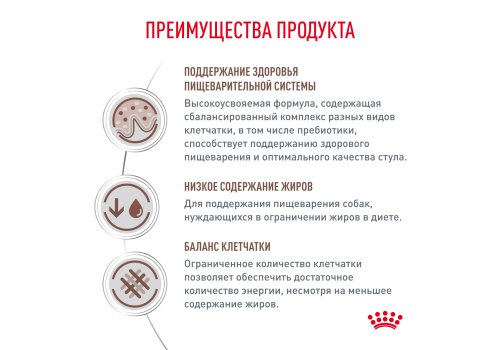 Royal Canin Gastrointerstinal Low Fat Small Dog / Ветеринарный сухой корм Роял Канин Гастроинтестинал Лоу Фэт Смол Дог для собак Мелких пород при нарушении Пищеварения Низкокалорийный