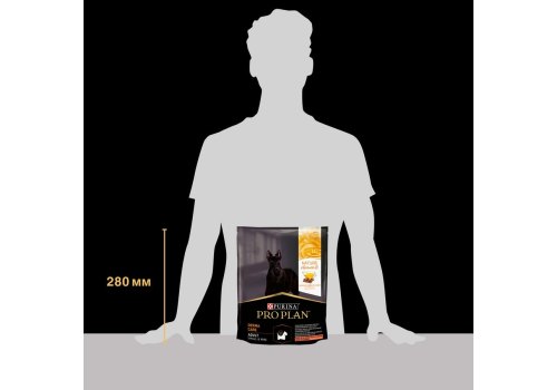 PRO PLAN NATURE ELEMENTS / Сухой корм ПРО ПЛАН для взрослых собак мелких пород для здоровья кожи и шерсти с лососем