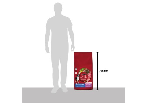 PURINA ONE ADULT / Сухой корм Пурина УАН для взрослых собак средних и крупных пород с ягненком