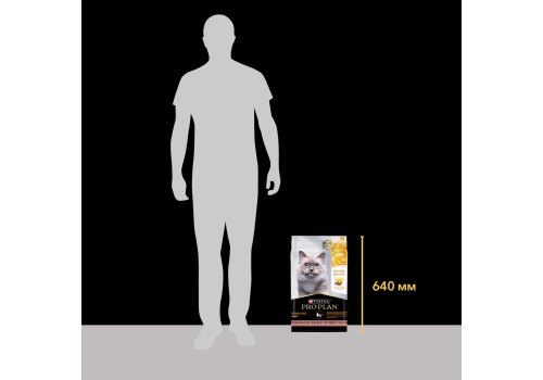 PRO PLAN NATURE ELEMENTS / Сухой корм ПРО ПЛАН для взрослых кошек с лососем