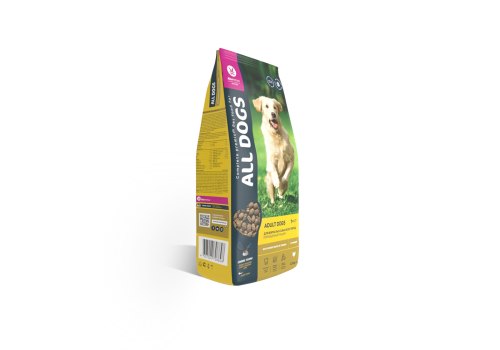 All Dogs / Сухой корм Ол Догс для собак с Курицей