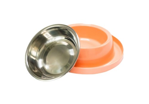 SuperDesign / Миска Супер Дизайн на меламиновой подставке Розовая