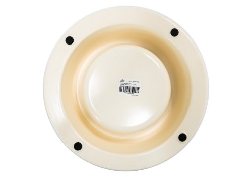 SuperDesign / Миска Супер Дизайн на меламиновой подставке Белая