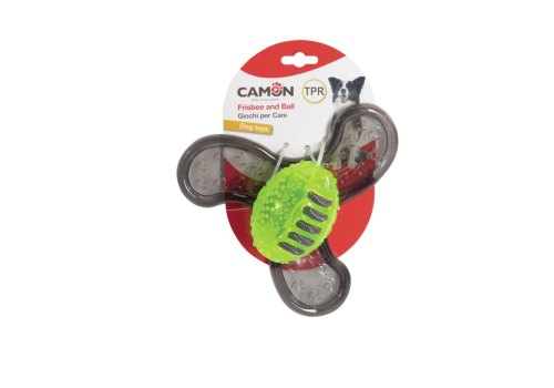 Camon / Игрушка Камон для собак Мяч для регби и Бумеранг комплект
