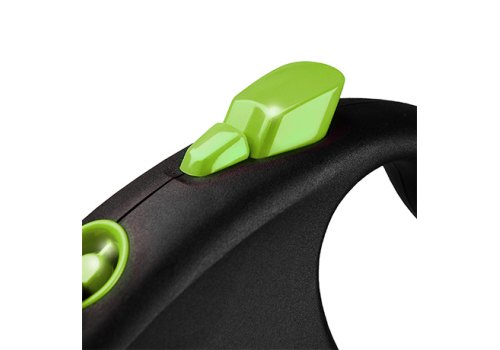 flexi Black Design L tape 5 m, for dogs up to 50 kg / Рулетка флекси для собак весом до 50 кг, лента 5 м