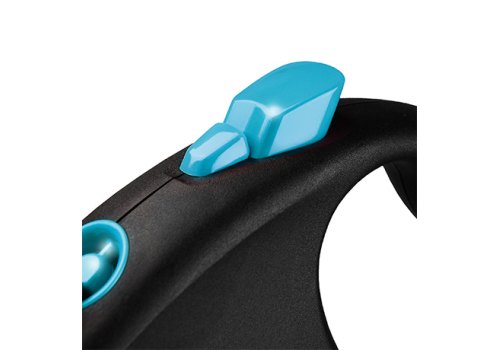 flexi Black Design S tape 5 m, for dogs up to 15 kg / Рулетка флекси для собак весом до 15 кг, лента 5 м