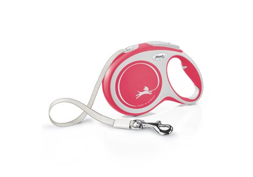 flexi New Comfort L tape 8 m, for dogs up to 50 kg / Рулетка флекси для собак весом до 50 кг, лента 8 м