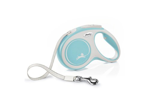 flexi New Comfort M tape 5 m, for dogs up to 25 kg / Рулетка флекси для собак весом до 25 кг, лента 5 м