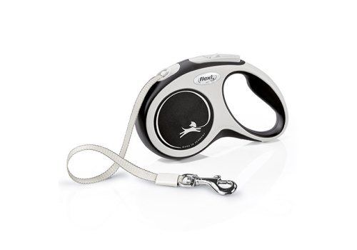 flexi New Comfort S tape 5 m, for dogs up to 15 kg / Рулетка флекси для собак весом до 15 кг, лента 5 м