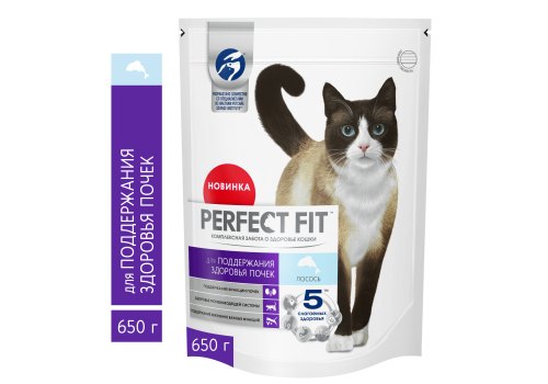 Perfect Fit / Сухой корм Перфект Фит для взрослых кошек для Поддержания Здоровья Почек Лосось Perfect Fit / Сухой корм Перфект Фит для взрослых кошек для Поддержания Здоровья Почек Лосось