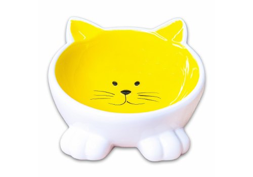 Mr.Kranch / Миска керамическая Мордочка кошки на ножках 100мл