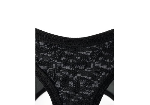 Hunter Hilo Soft Comfort / Шлейка Хантер для собак сетчатый текстиль Черная