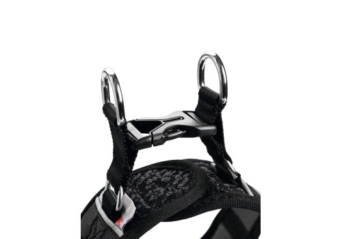 Hunter Hilo Soft Comfort / Шлейка Хантер для собак сетчатый текстиль Черная