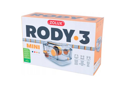 Zolux Rody 3 Mini / Клетка Золюкс для грызунов 33х21х18 см