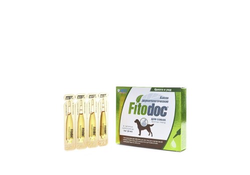 Fitodoc / Капли Фитодок для собак Крупных пород Дерматологические