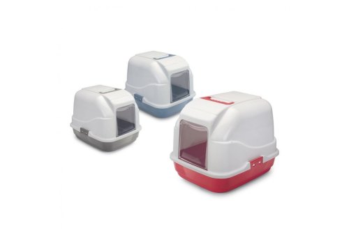 IMAC My Cat / Туалет Аймак для кошек Закрытый Бело-серый